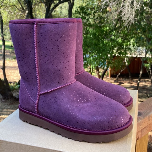 NEW UGG Classic Short Metallic Spots Boot - Picture 6 of 12